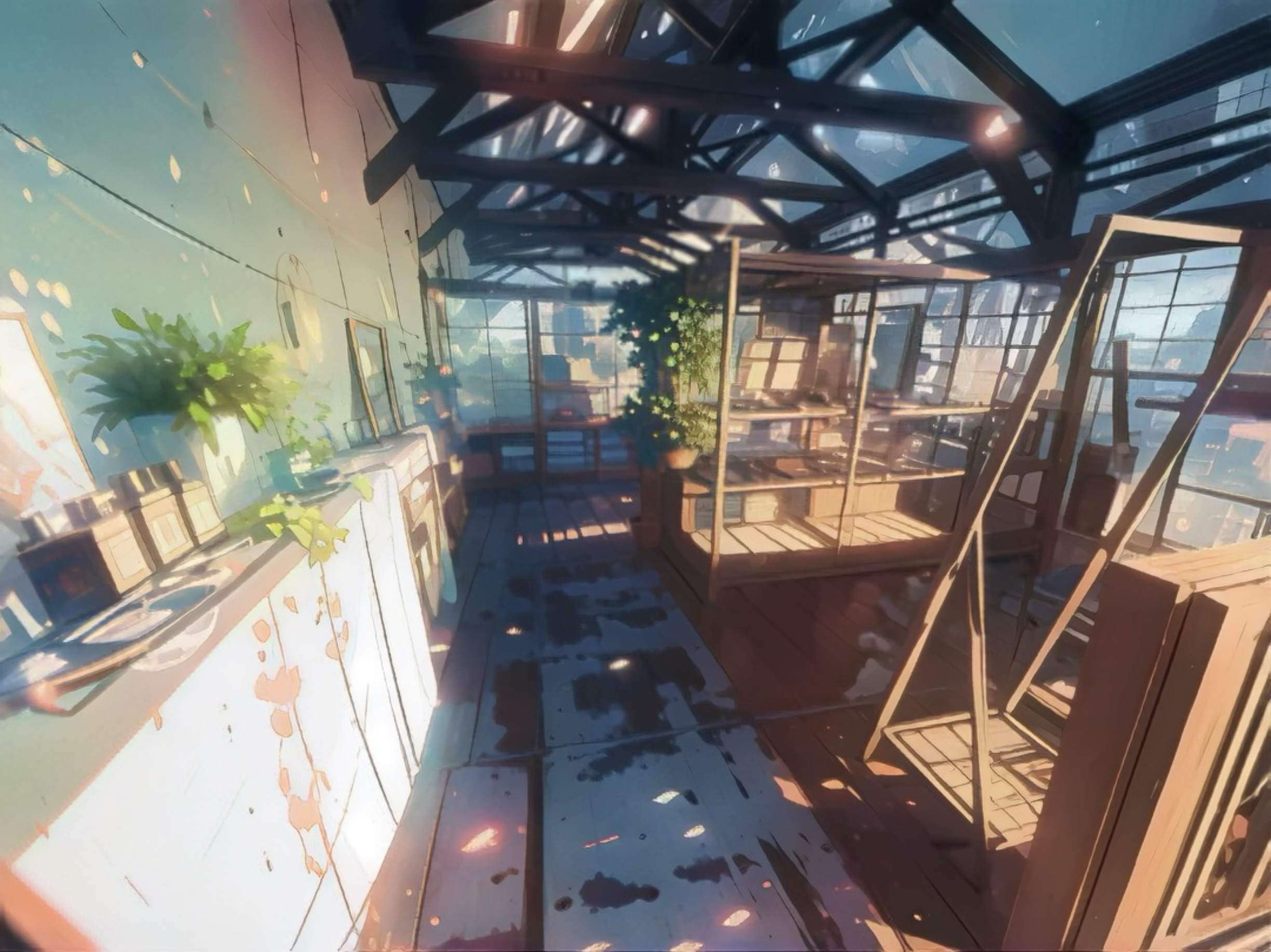 外から見たリビング